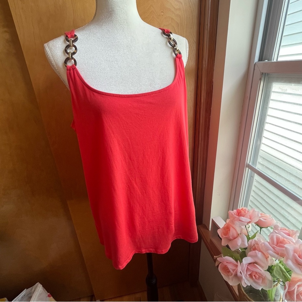 MICHAEL Michael Kors Coral Tank Top XL NWT